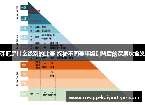 夺冠是什么级别的比赛 探秘不同赛事级别背后的深层次含义